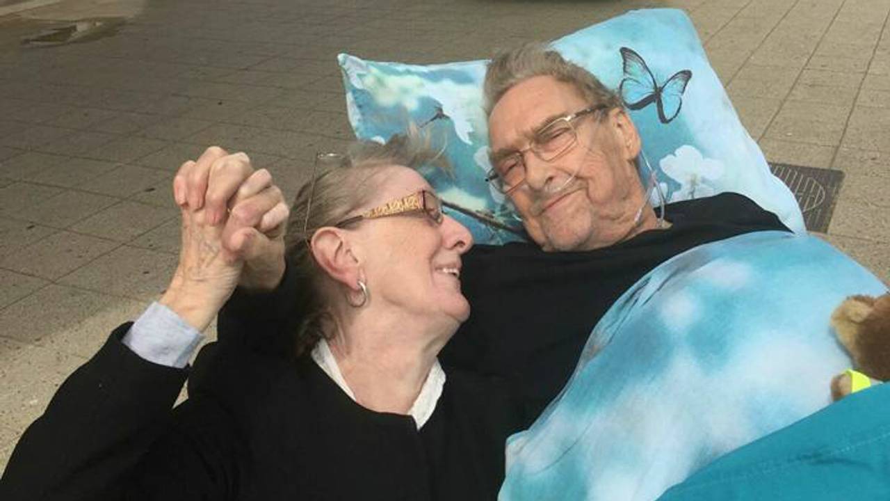 Erika en Martin tijdens hun laatste dagje uit