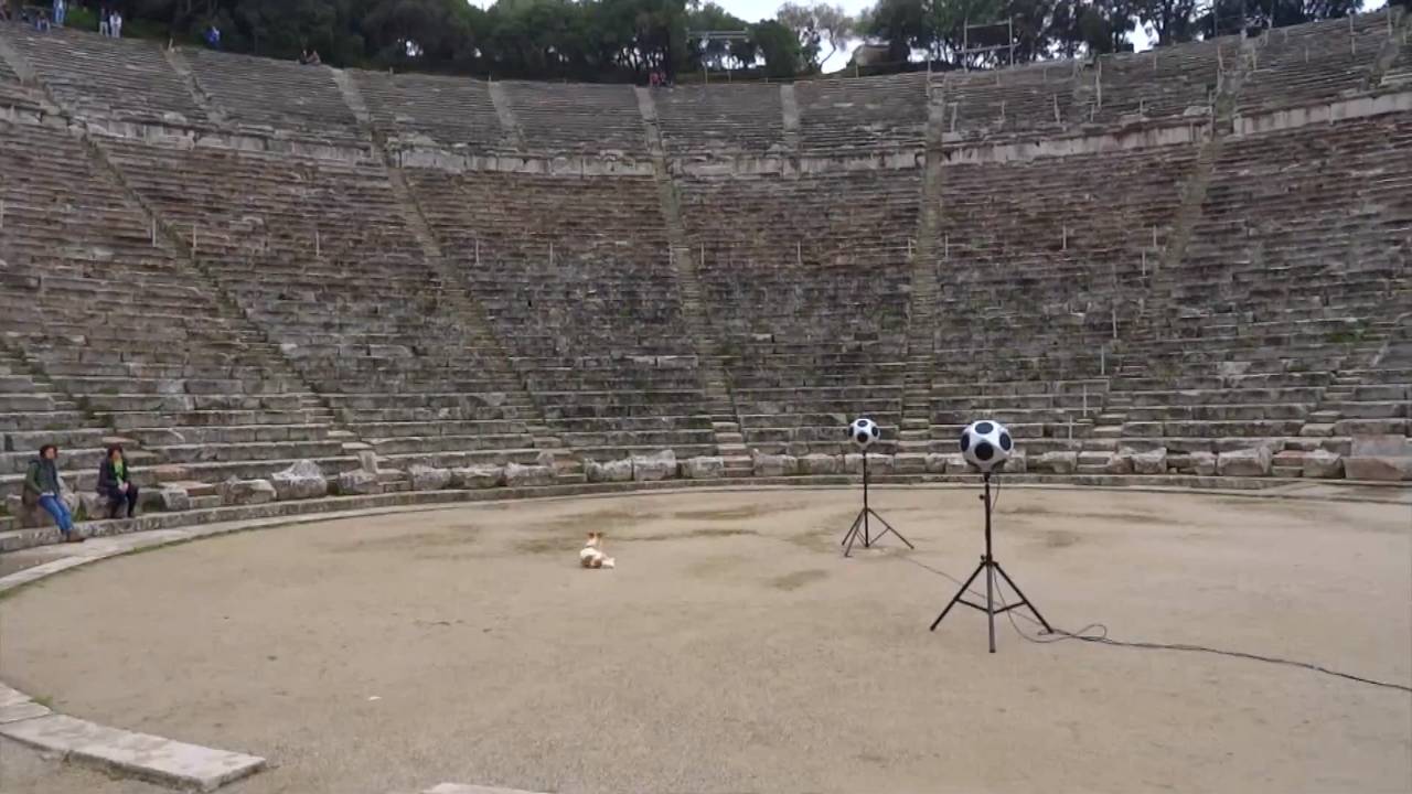 Onderzoek in amfitheater (foto: TU/e)