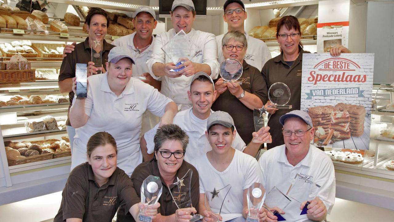 Bakkerij Loeffen voor de derde keer beste speculaasbakker van Nederland.