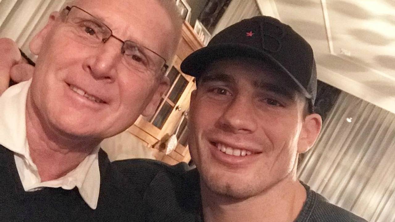 Rico Verhoeven en zijn vader. (foto: Rico Verhoeven/Instagram)
