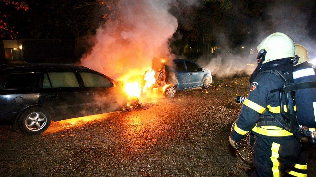 De brand in Dongen (foto: Jeroen Stuve)