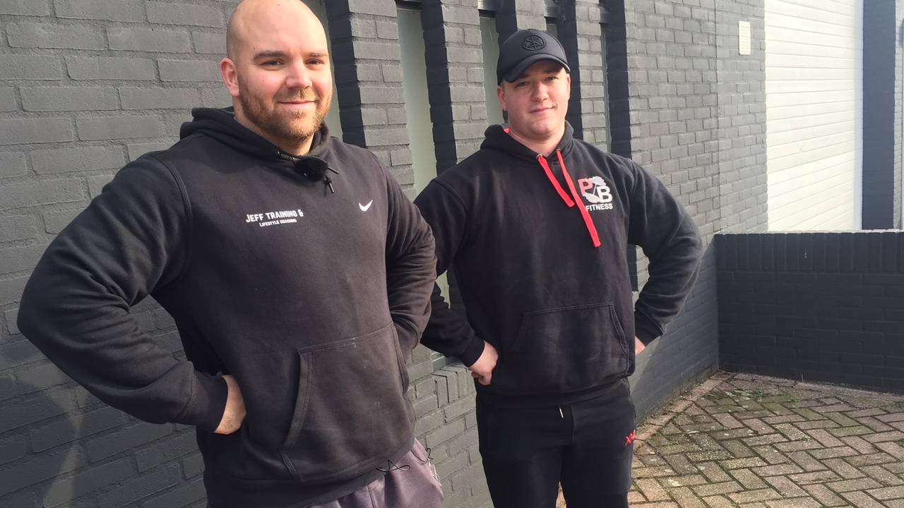 Jeffrey Laterveer en Joey Henraath. (foto: Tonnie Vossen)