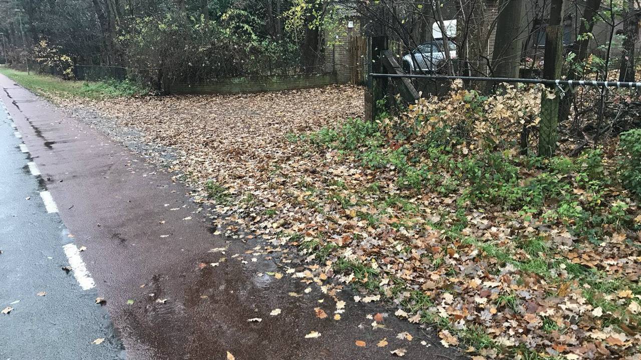 Plek van de aanrijding.