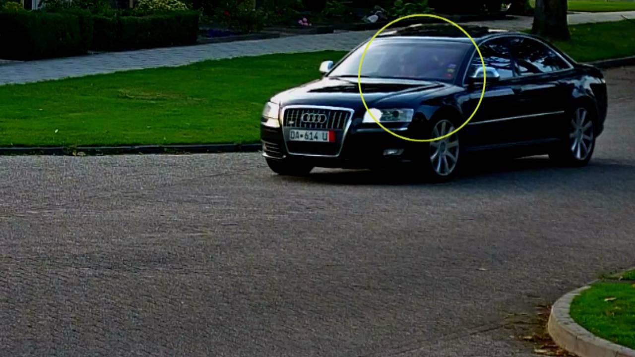 De vier inbrekers vluchtten met deze Audi in hoge snelheid over de Brabantse wegen. (Foto: Bureau Brabant)