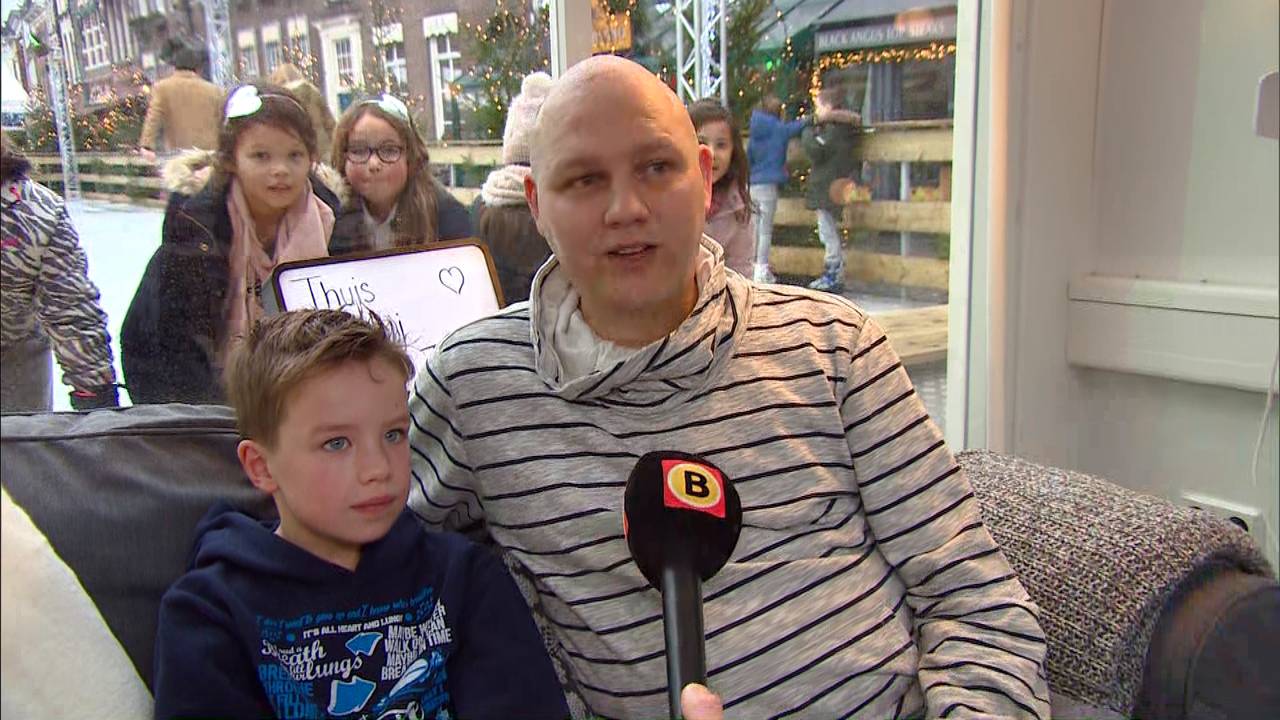 Ries en Gerrit Kolsteren in het glazen huis in Breda.