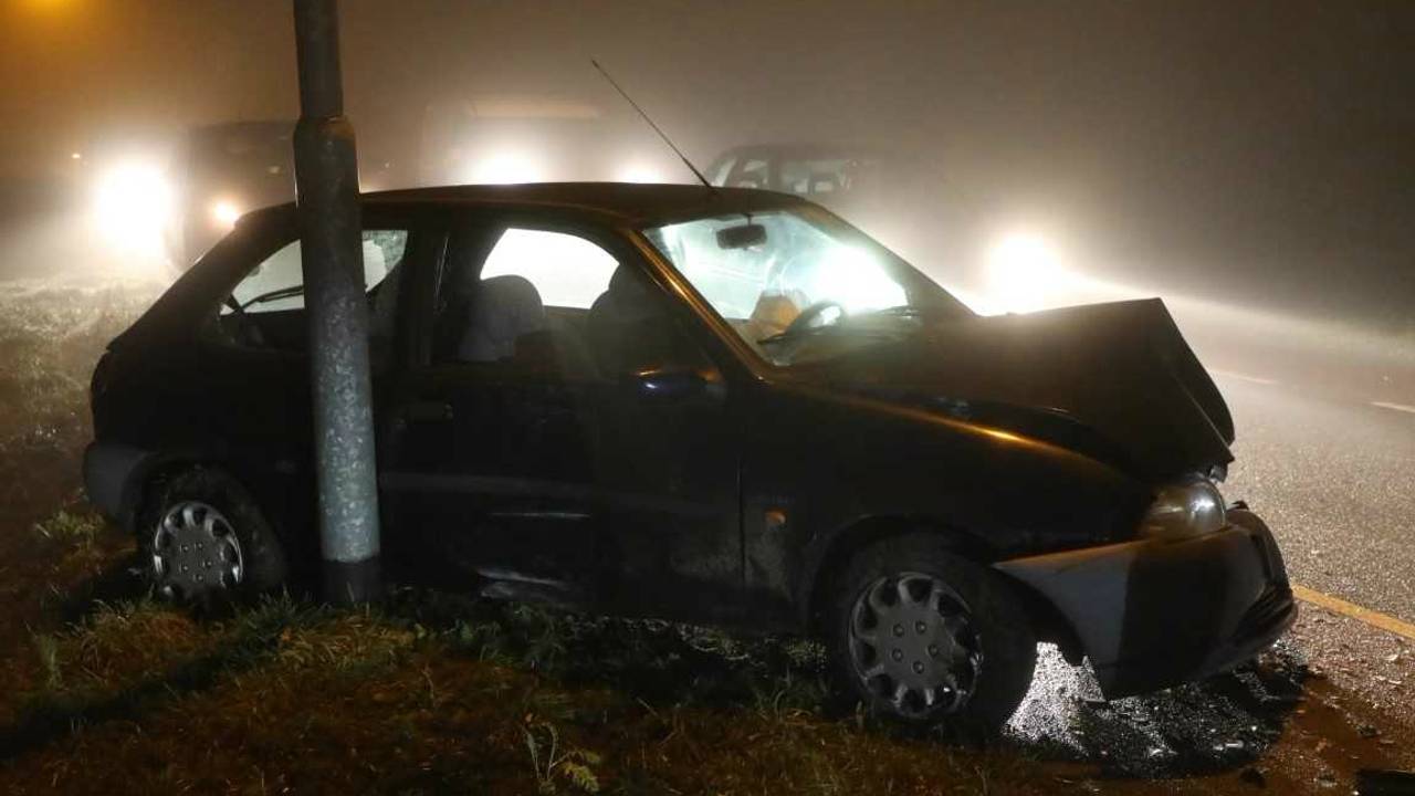 De plek van het ongeluk. (Foto: Persbureau Midden Brabant)