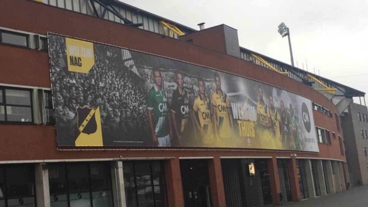 Het Rat Verlegh Stadion van NAC. (Archieffoto)