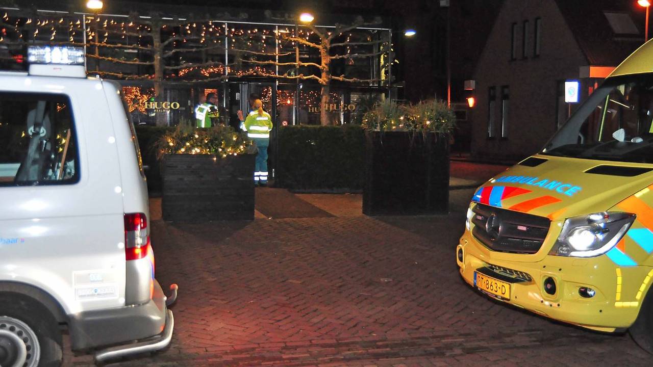 De feestplek waar de vechtpartij ontstond in Waalwijk.(Foto: Foto FPMB / Marvin Doreleijers)