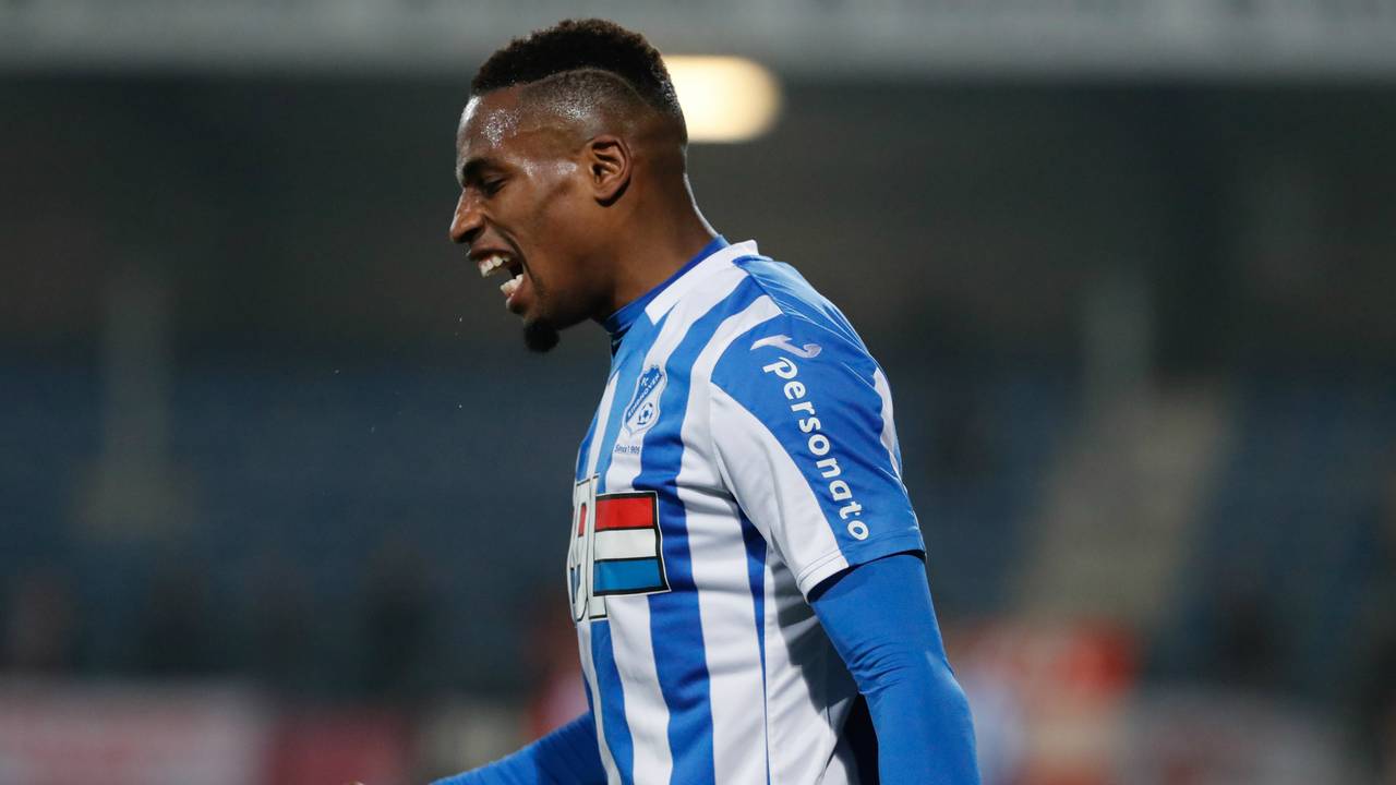 Elton Kabanga maakte de openingstreffer voor FC Eindhoven (foto: Orangepictures)