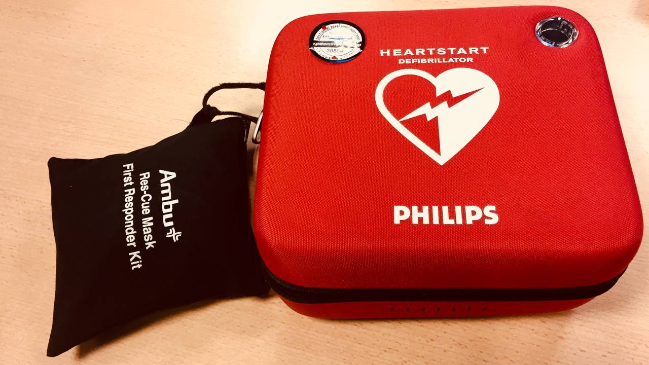 Een defibrilator van Philips (foto: Raoul Cartens)