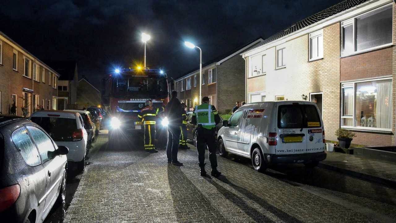 De woning is flink beschadigd geraakt. (Foto: Toby de Kort/De Kort Media.)