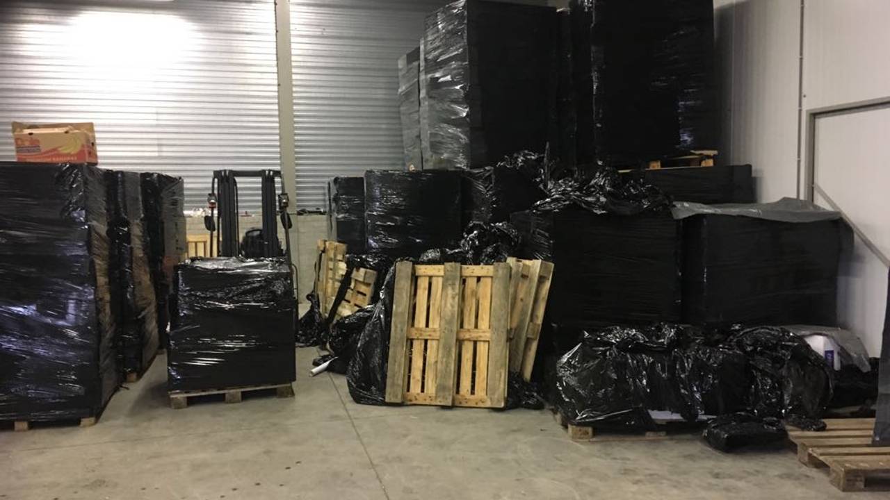 De vracht werd opgepikt in een loods in Breda.