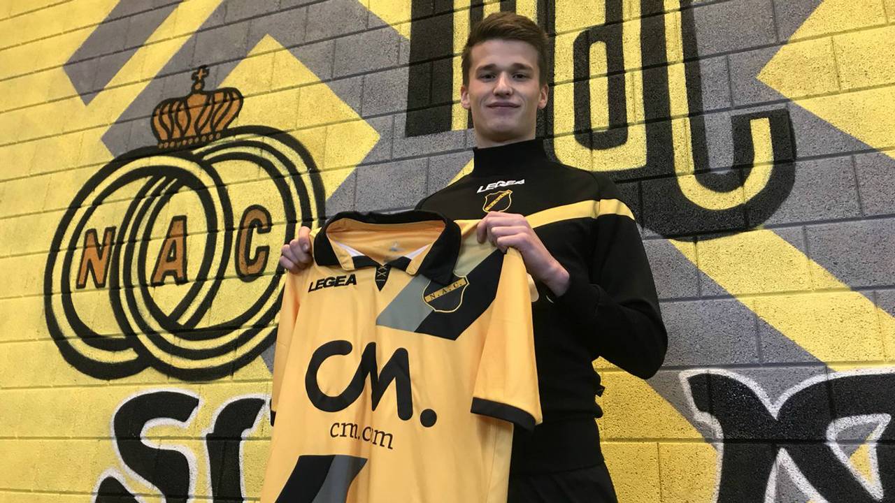 Lucas Schoofs is de nieuwe aanwinst van NAC. (Foto: NAC)