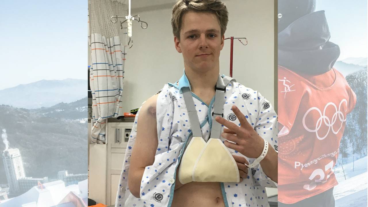 Niek is inmiddels geopereerd. (foto: instagram Niek van der Velden)