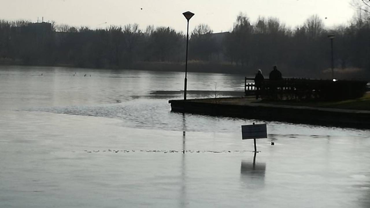 Het bordje dat zich op mysterieuze wijze verplaatst. (Foto: Nynke Bijlsma)
