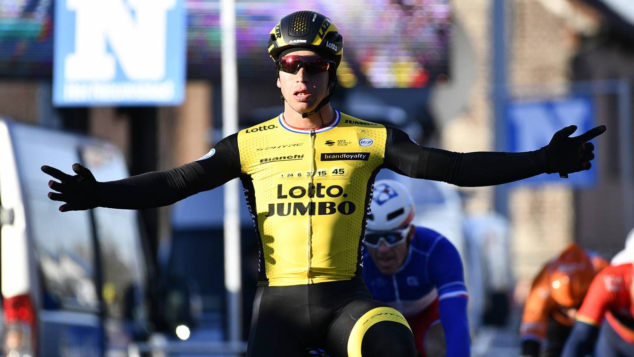LottoNL-Jumbo-renner Dylan Groenewegen won afgelopen weekend Kuurne-Brussel-Kuurne. (Foto: VI Images)