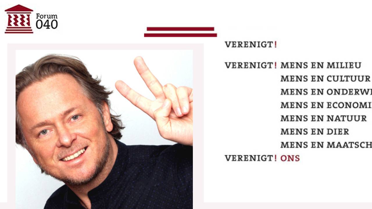 Jake van Kruisdijk stopt als lijsttrekker van de Eindhovense politieke partij Forum040. (Foto: forum-040.nl).