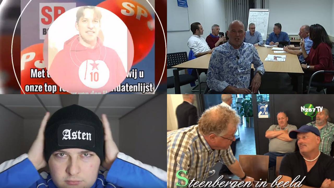 Vier Brabantse toppers. (Foto: YouTube)
