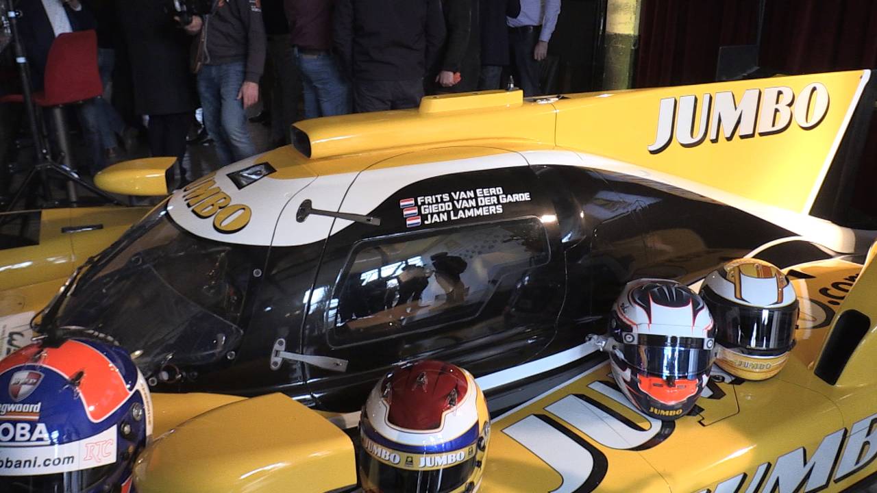 De nieuwe auto waarmee Racing Team Nederland gaat deelnemen aan de World Championship