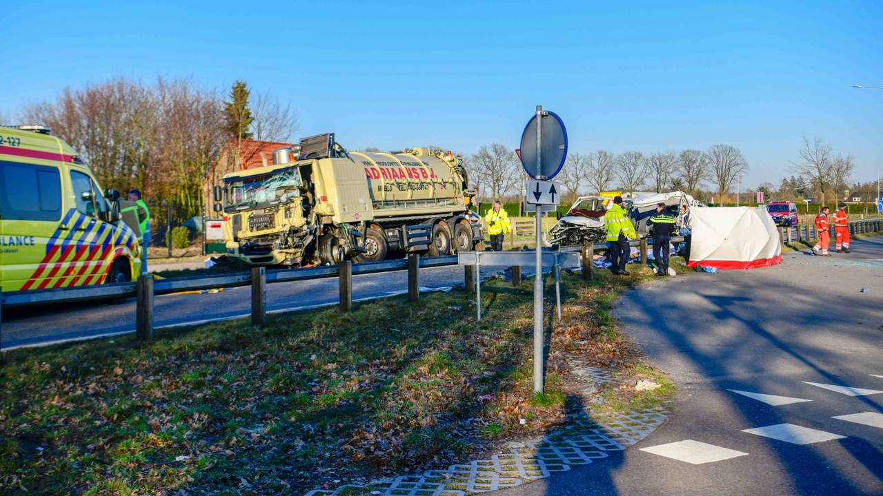Vijf doden bij zwaar ongeval in Helmond. (Foto: Dave Hendriks/SQ Vision)
