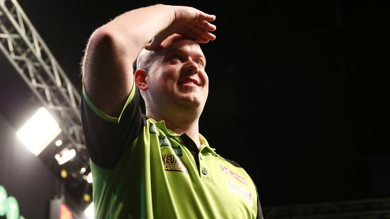 Michael van Gerwen: mijlenver voor op zijn concurrenten. (Foto: VI Images)