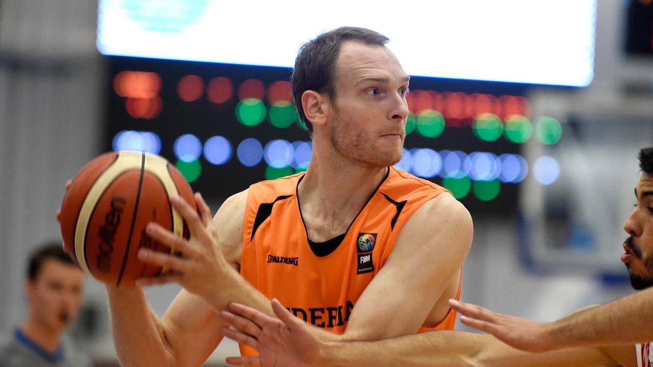 Basketballer Kees Akerboom jr. heeft meeste wedstrijden voor Bossche club gespeeld (foto: VI Images).