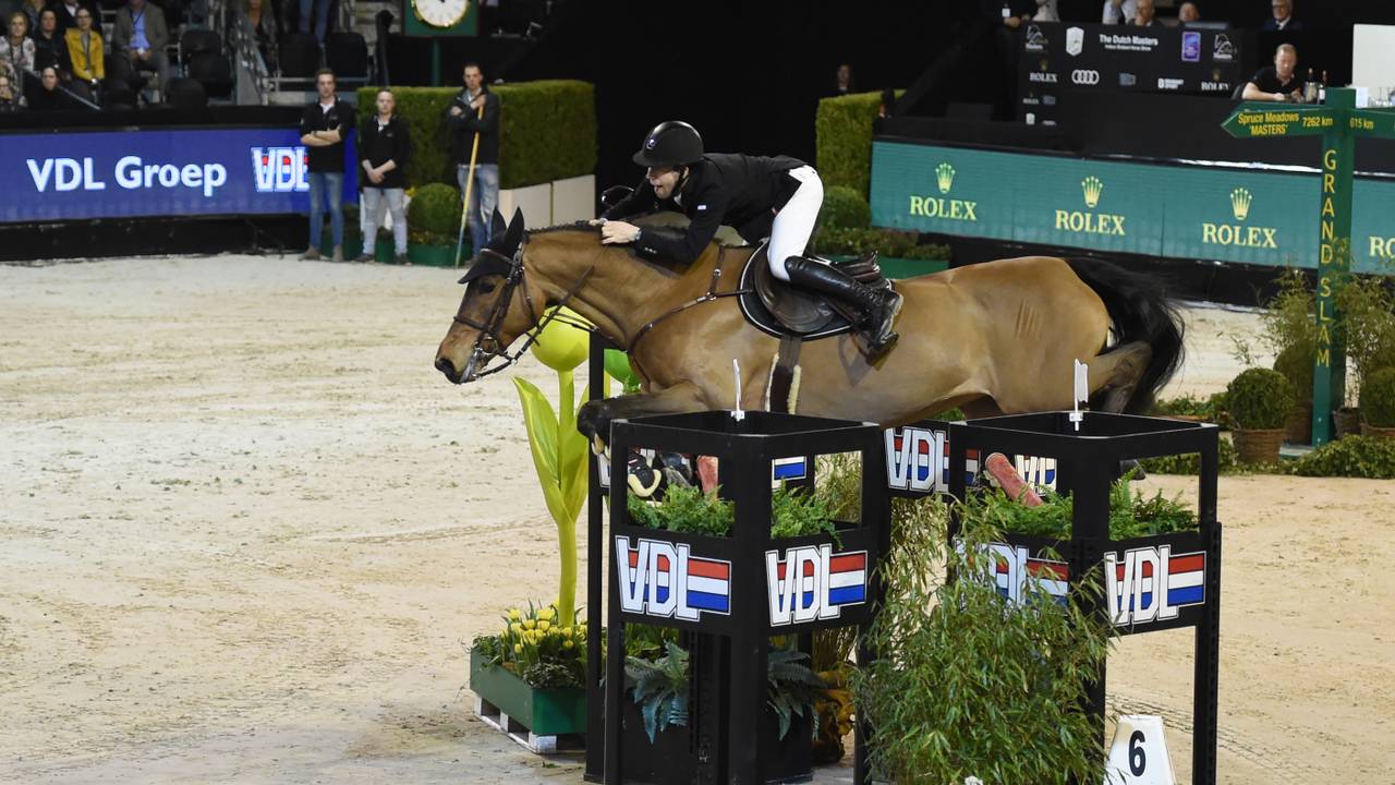 Maikel van der Vleuten in actie tijdens de Grand Prix. (Foto: Henk van Esch)