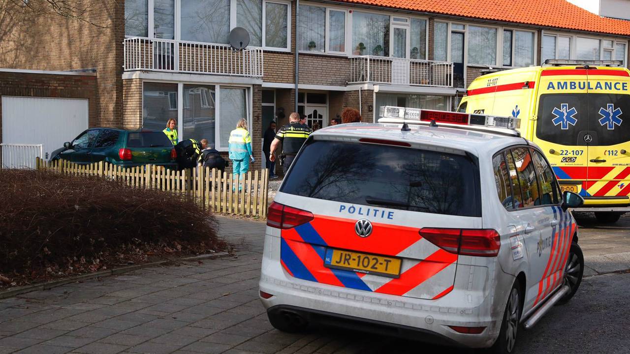 Man gewond bij vechtpartij in Eindhoven. (Foto: SQ Vision)