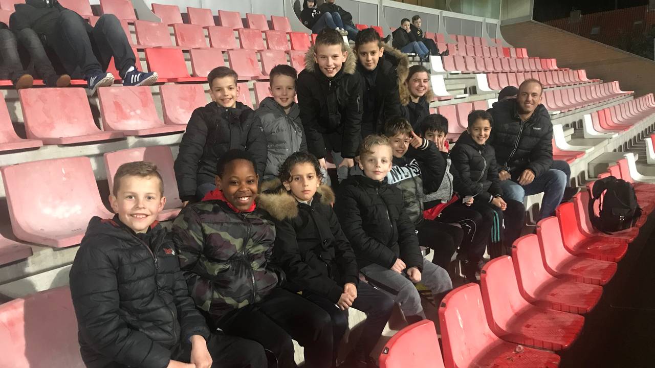 De jongens van E1 van Rood-Wit '62 beleefden een 'geweldige' avond.