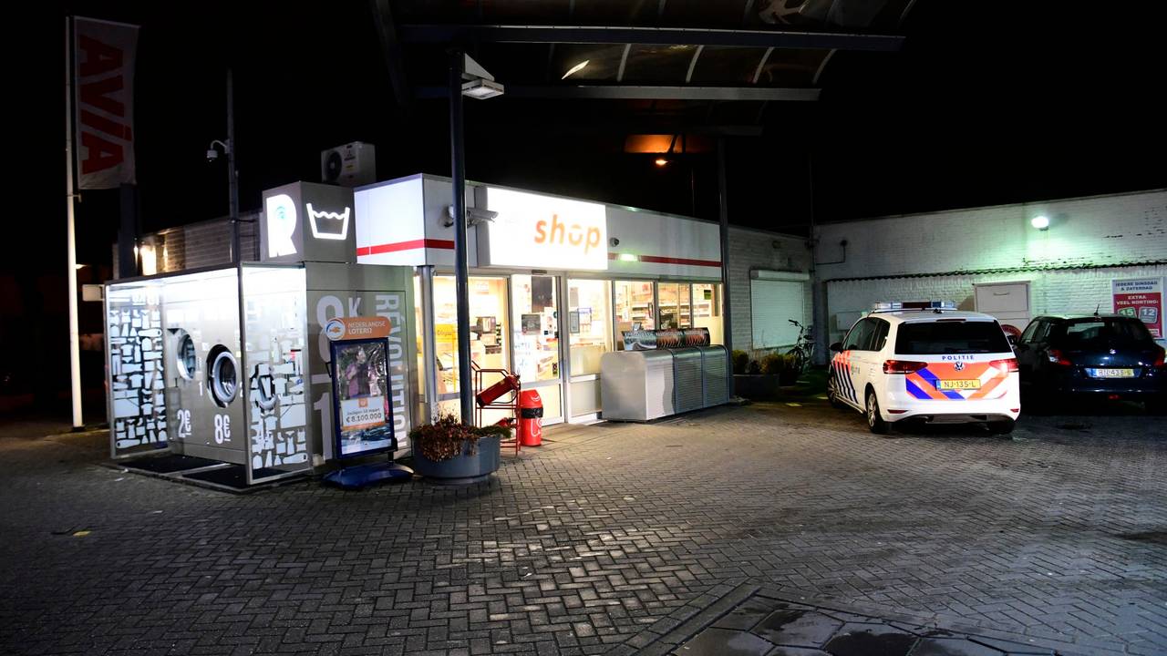 Het bewuste tankstation aan de  Joris Minnestraat (foto: Dave Hendriks/SQ Vision).