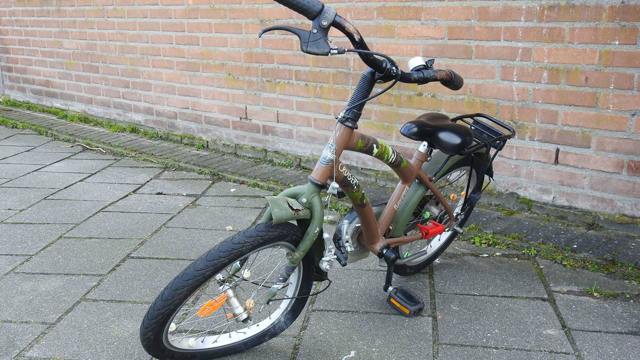 Het kind was aan het fietsen (foto: Danny van Schijndel)