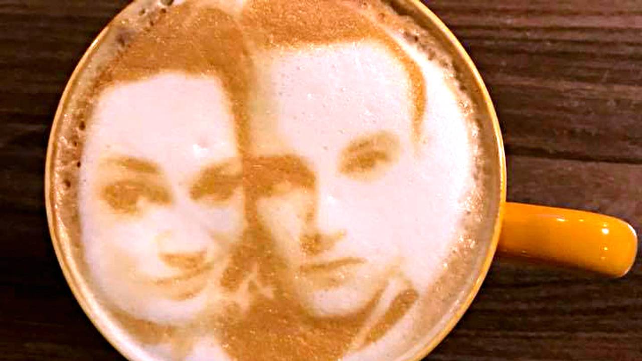 Een selfieccino. Foto: Thomas Kom