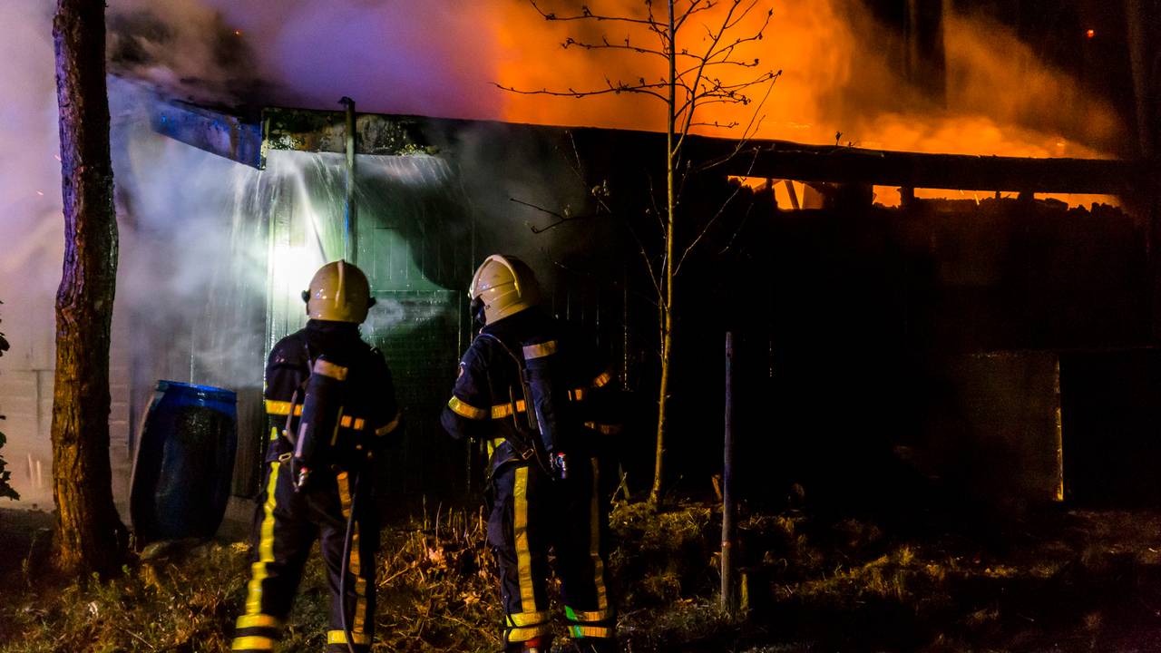 Van de keet bleef niets over. (Foto: Marcel van Dorst/SQ Vision)