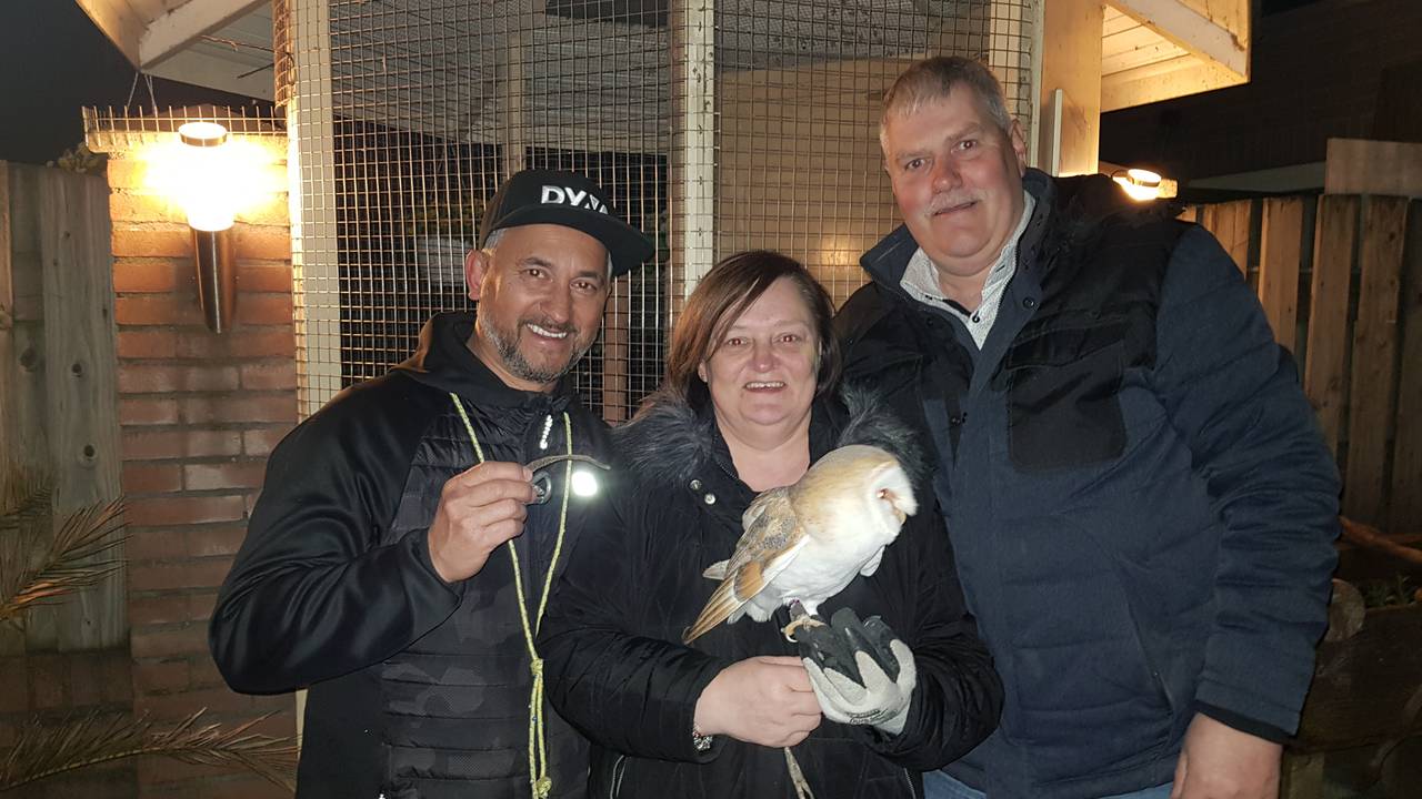 De blije eigenaren met Joop.