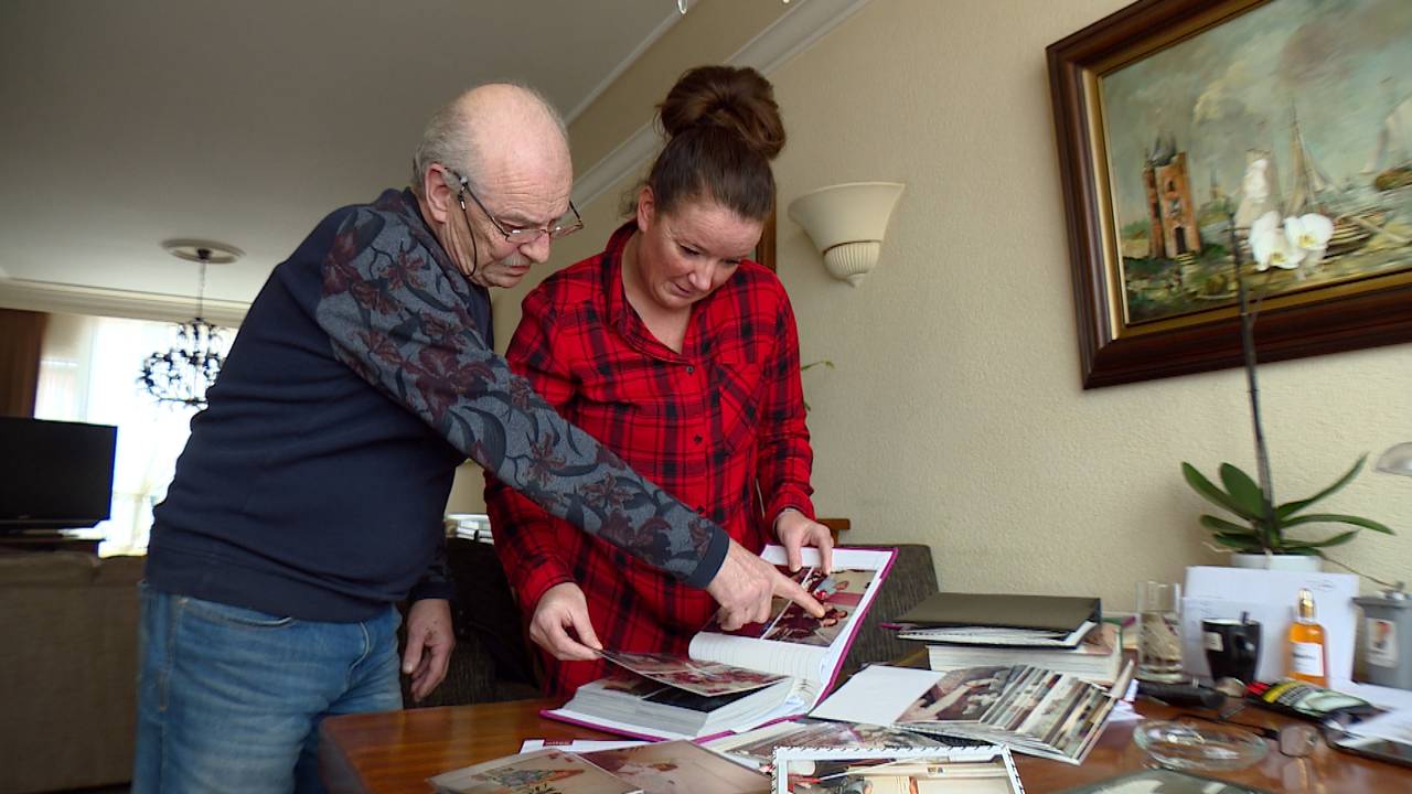 Wim van der Rijk met dochter Angela