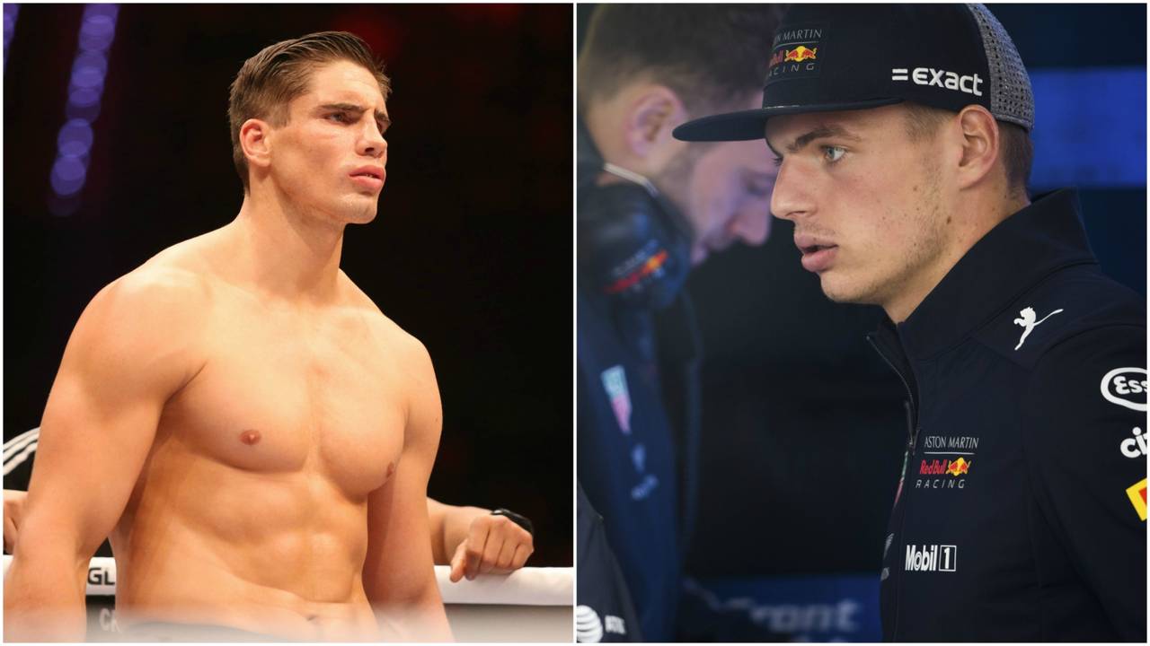 Verstappen zou graag net zo gespierd willen zijn als Rico Verhoeven. (Foto's: OrangePictures/VI Images)