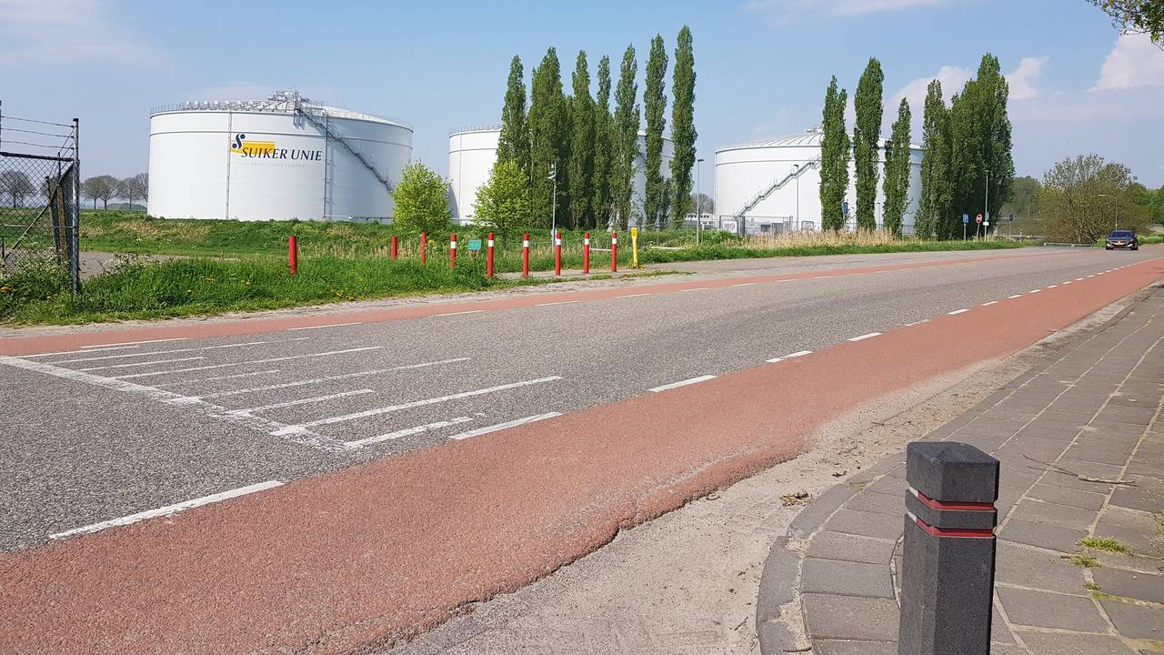 De straat waar het ongeluk gebeurde (Foto: Merel de Leuw).