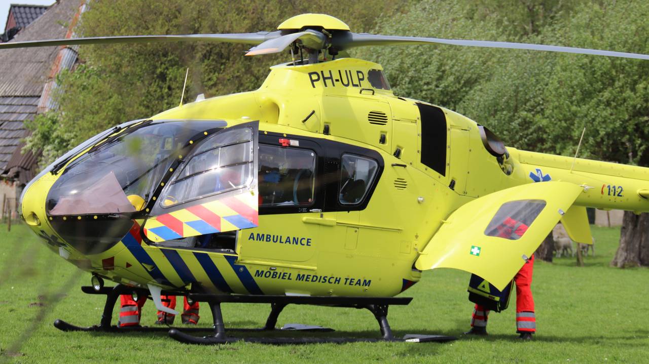 Een traumahelikopter werd opgeroepen. (Archieffoto: Danny van Schijndel)