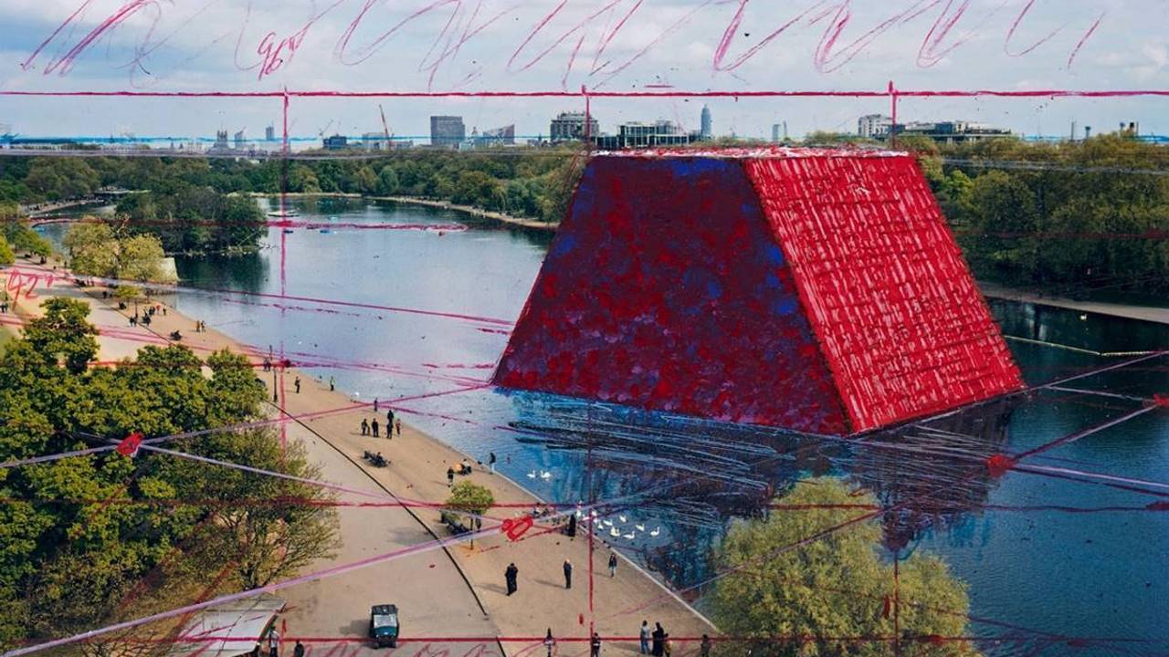 The London Mastaba in Hyde Park. (Foto: Janus Vaten)