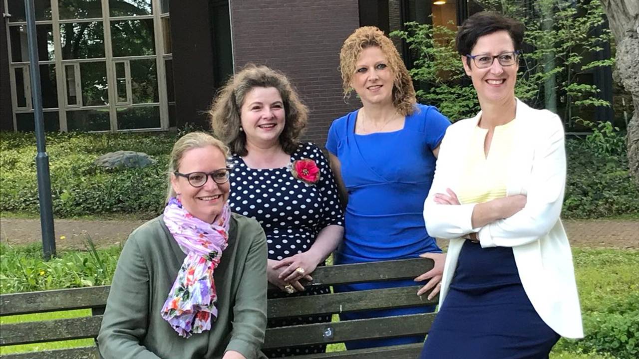 Het enige college in Brabant dat alleen maar bestaat uit vrouwelijke wethouders. (Foto: CDA Gemert-Bakel)