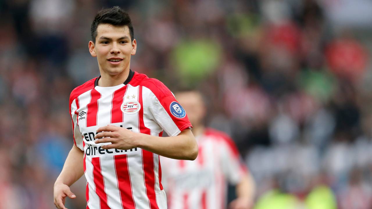Hirving Lozano kan topscorer van de Eredivisie worden. (Foto: VI Images)