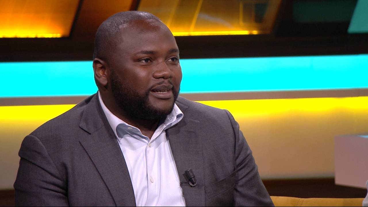 Mpanzu Bamenga uit Eindhoven ontmoet Barack Obama in Berlijn.