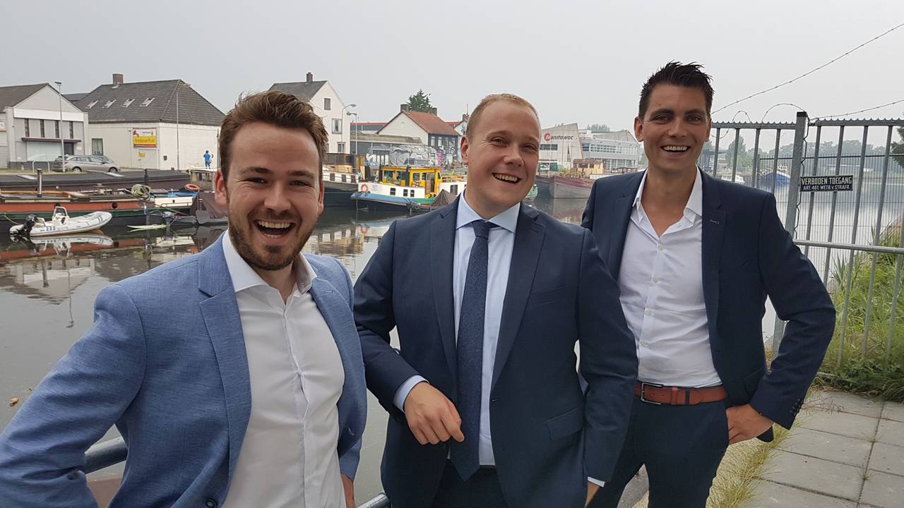 De fractievoorzitters (Foto: Dirk Verhoeven).