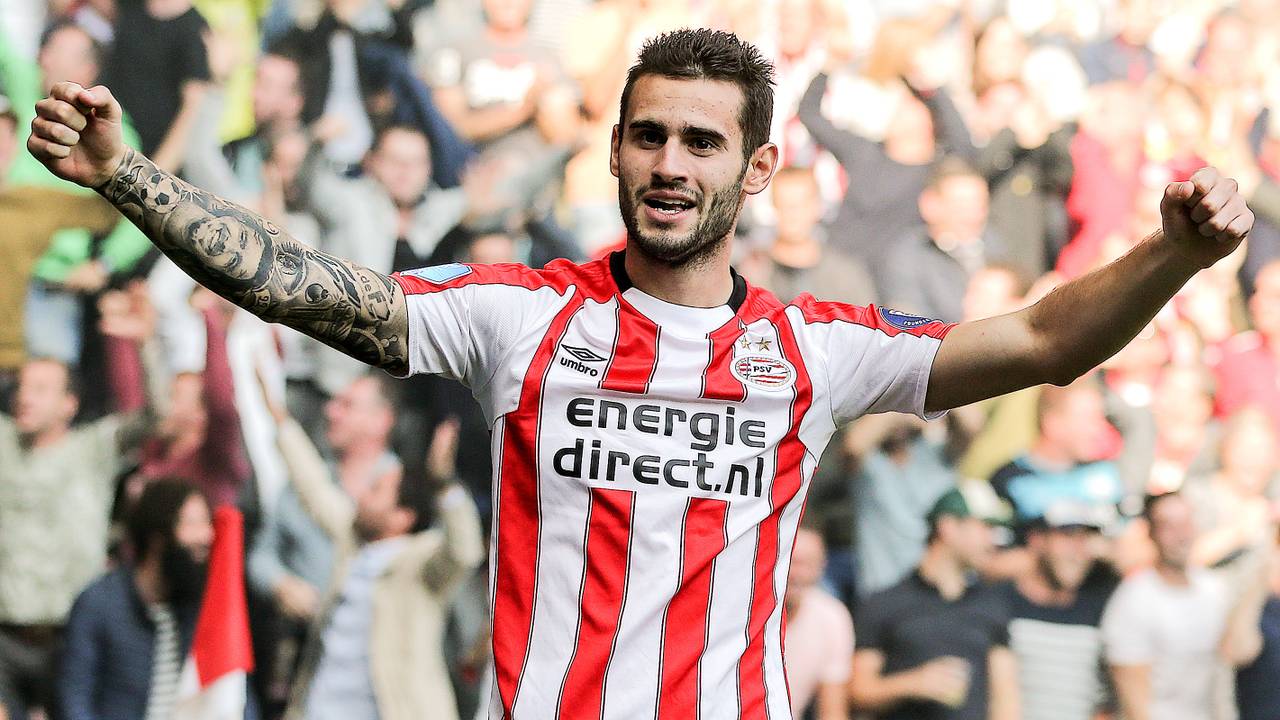 Gastón Pereiro is volgens zijn zaakwaarnemer gelukkig bij PSV. (Foto: VI Images)
