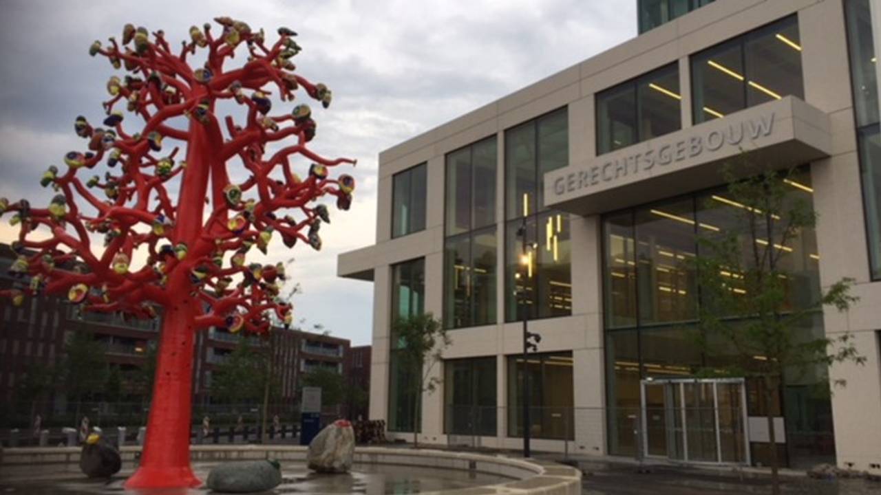 Het nieuwe gerechtsgebouw in Breda.