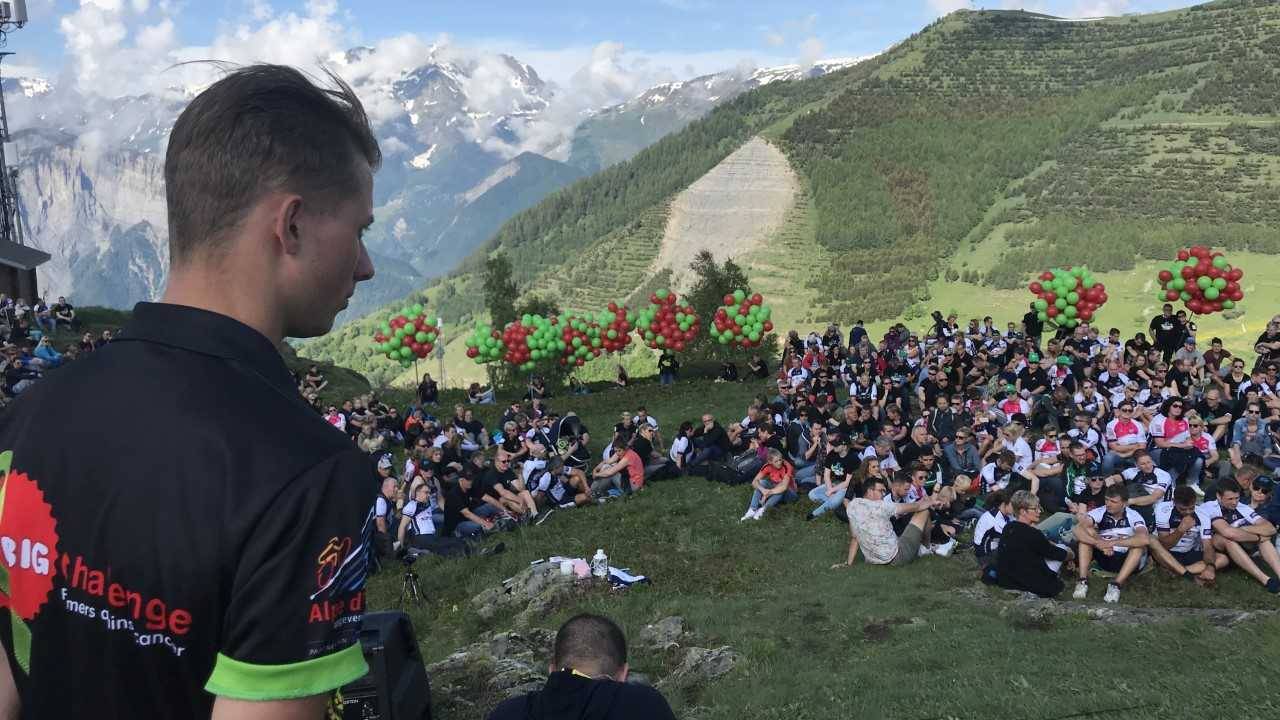 Lex Houweling en het team BIG Challenge