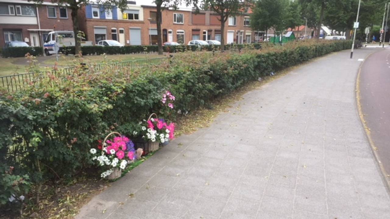De plek waarop Van der Linde stierf, dinsdagmiddag (foto: Willem-Jan Joachems)