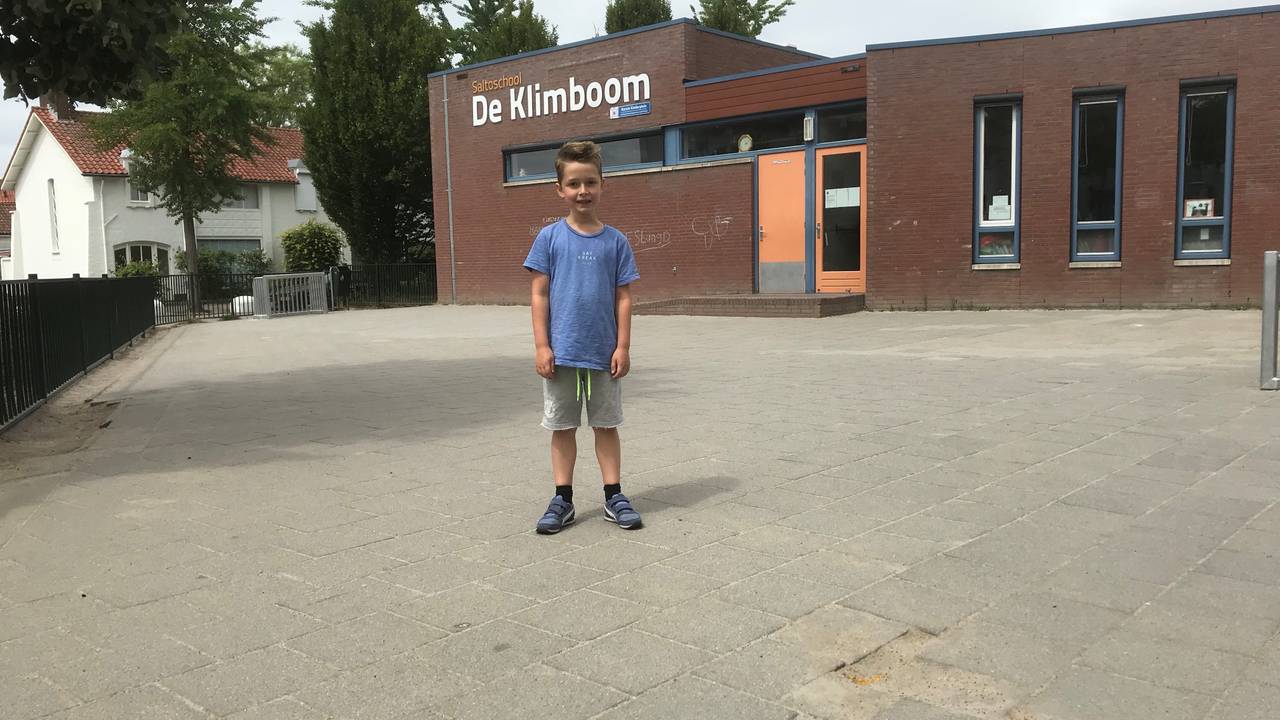 Bennie wil een groen schoolplein! FOTO Marcel Aarts