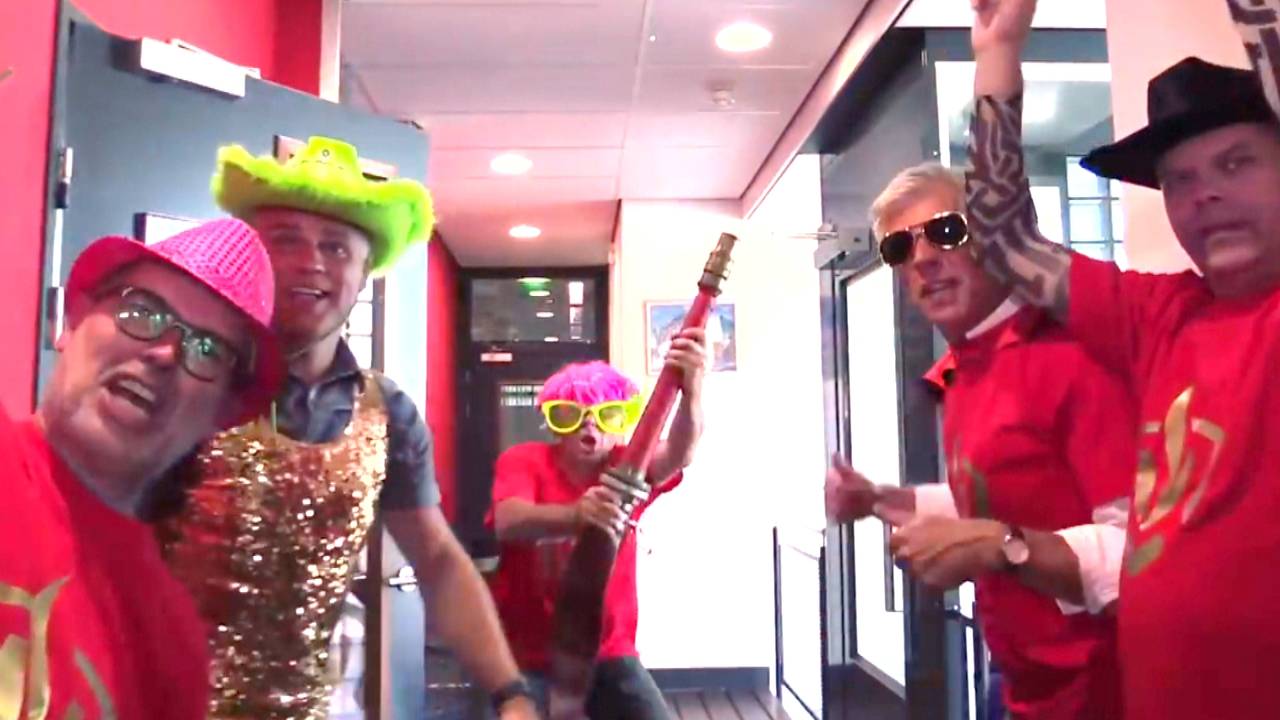 De brandweermannen van Veiligheidsregio Midden- en West-Brabant.