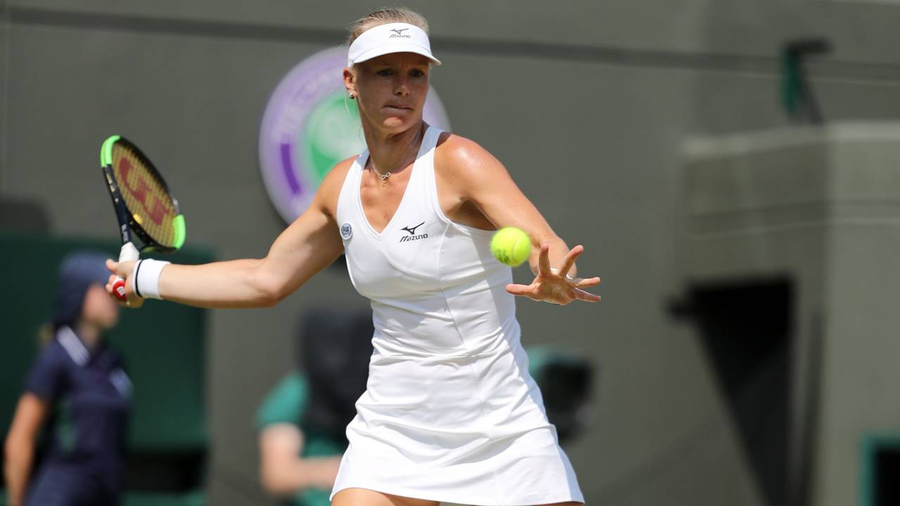 Kiki Bertens komt maandag weer in actie op Wimbledon. (Foto: VI Images)